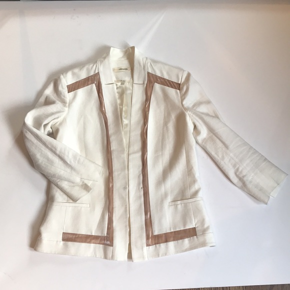 🤍J BRAND White & Sheer Blazer - Picture 8 of 11